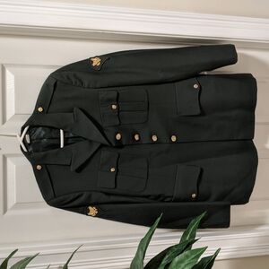 DeRossi & Son Men's Army Green Blazer Size 43L - Vintage